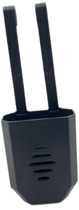 MotiveTech Soporte para Limpiador de Inodoro, Colgador para Inodoro, Gran Capacidad, Caja de Herramientas de Limpieza Montada en La Pared, Pp Negro