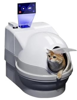 Automatic Cat Litter Box Intelligent Flushing Deodorizing Toilet Fully Enclosed Electric Shoveling Machine Pet Product