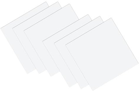 JYSNOW 6 Stück Poolflicken Selbstklebend 丨8.8 x 8.8cm丨Transparenter丨TPU | Elastisch, Dicht, Zuschneidbar, Einfach, Ultradünn, für Wasserbett Schwimmbäder Aufblasbares Boot, (Quadrate)