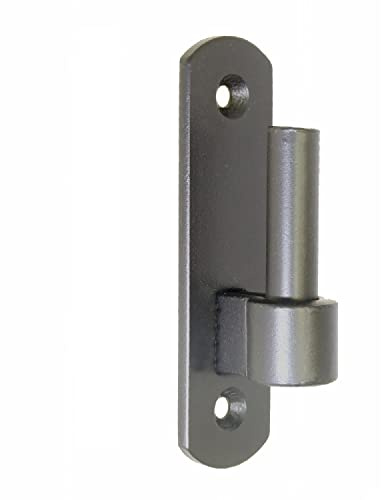 Pollmann®Baubeschläge Kloben auf Platte D3 HR, Dorn Ø 12 mm, Abst. 25 mm, hell verzinkt, 2 Stück