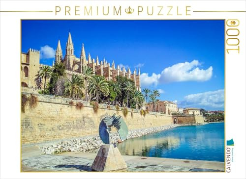 CALVENDO Puzzle Kathedrale La Seu in Palma de Mallorca | 1000 Teile Lege-Größe 64 x 48 cm Foto-Puzzle für glückliche Stunden