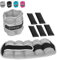 Poids de cheville réglables pour fitness, jogging, marche, exercice, chevilles pour homme et femme, poids pour poignet et cheville (gris, 0,5 kg paire = (0,5 x 2 = 1 kg)