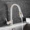 HomeLava Wasserhahn Küche Ausziehbar Beige 360° Drehbar Küchenarmatur mit Brause Einhand Mischbatterie Armatur Edelstahl mit 2 Strahlarten Spültischarmatur