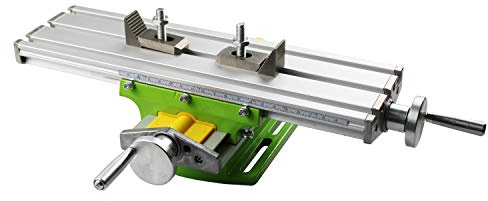 HFS (R) Mesa de trabajo multifunción Fresado Mesa cruzada Fresadora Compuesto Taladro Compuesto Mesa de Diapositiva para Banco Taladro Adjustme X-Y