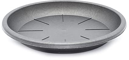 CABLEPELADO Plato Maceta 40 cm - Plato plastico 40 cm macetas 31 cm de Base - PP Alta Resistencia - Compatible con macetas de máximo 31 cm de Base - Negro