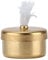 MOUMOUTEN Kupfer Alkohol Lampe, öllampe für Innenräume, Mini Brenner Licht Brenner zum Heizen von Laborgeräten Ollampe Messing Petroleum Lampen 2,7x1,6cm