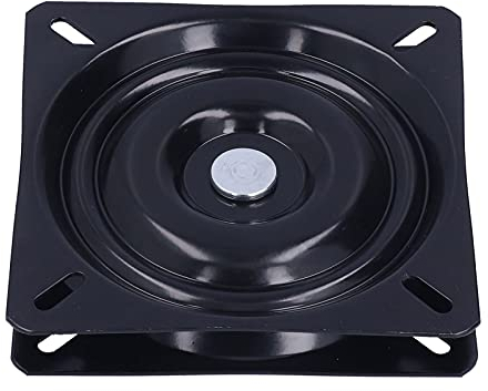 Drehscheibe Kugellager, 160 x 160 x 20 mm Stahl Rund 360° Drehlager Drehteller Drehbarer Lagerplatte für Vitrine Kleiderschrank Möbel Esstisch