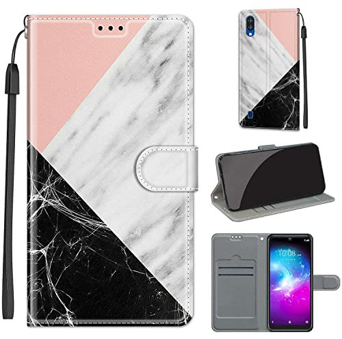 SIENIANLINE Funda para ZTE Blade A51 Lite/ZTE Blade A5 2020, función de Soporte y Ranuras para Tarjetas, Cuero Premium Flip Folio Carcasa Case para ZTE Blade A51 Lite/ZTE Blade A5 2020