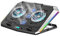 XTYPE Laptops Cooler Cooling Pad RGB 5 Fans Gaming Cool Stand Compatible with Notebook PC Computer