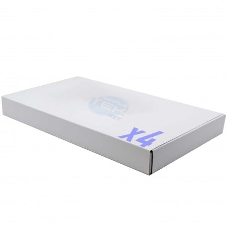 SIMPLETEK - 4x Versandbox für Notebook/PC – Robuste Versandbox für Laptops – Sichere Verpackung für den Versand