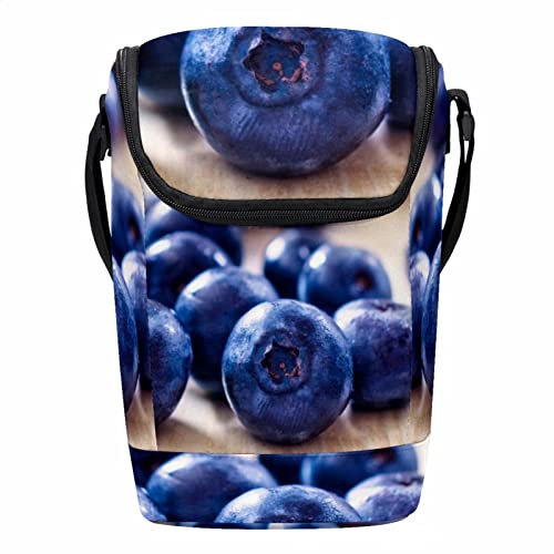 Leichte, große Lunch-Tasche, Blueberry, wiederverwendbare Lunchbox für Damen und Herren