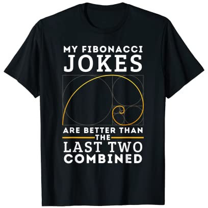 Fibonacci Spirale Fibonacci Folge Goldener Schnitt Fibonacci T-Shirt