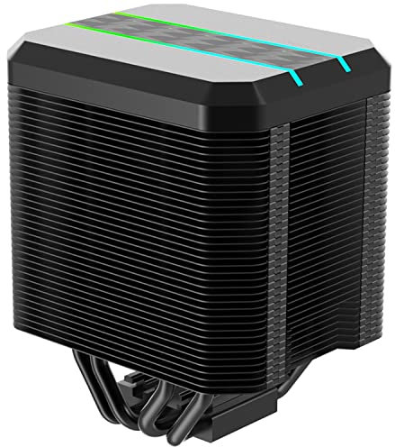 Simpletek – Dissipateur pour Processeur CPU Gaming RGB | 180 W, ARGB, Socket : AM2 FM1 FM2 754 AM3 AM4 AM5 AM2+ AM3+