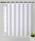MERCURY TEXTIL- Cortinas de Cocina Translucidas Blancas con Dibujos Bordados de 140x140cm, Pack de 2 Visillos con Trabillas, Cortina para Cocina y Sala de Estar, Cortinas de Media Altura. (Pera)