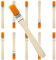 Thinp 1/2 Inch Paint Brush, 10 Pieces Small Paint Brushes Wooden Handle Gloss Paint Brush Reusable Nylon Paint Brushs for Art Painting Cleaning Keyboard Brushing Glue (10pcs)