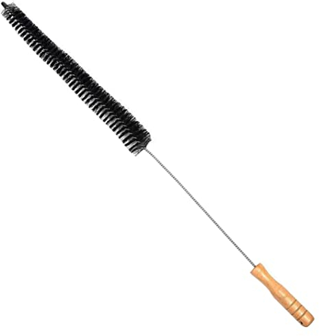 Banziaju 27-inch Radiator Cleaner Brush, 70 cm Radiator Brush Rust Proof Vent Radiator Duster with Wood Handle Cleaning Brush for Radiator Washing Machine Refrigerators