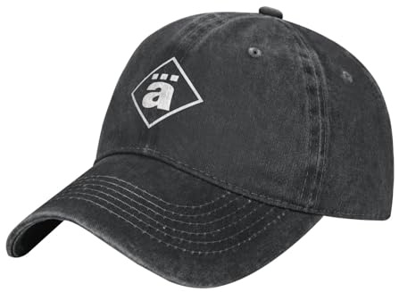 CARGUS Deutsche Rockband Arzte Caps, Coole Basecap, verstellbare Baumwoll-Baseballkappe, Unisex, Logo-Kappe für Männer, Schwarz