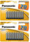PANASONIC Lot de 2 Blisters de 20 Piles Alcaline Power Bronze LR03 AAA 1.5 V