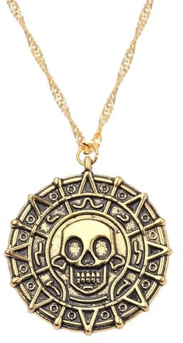 QYZXTH Fluch der Karibik Jack Sparrow Aztec Münze Numismatische Münzen Wohnaccessoires nostalgisches Souvenir Russische antike Münzen-xl0246