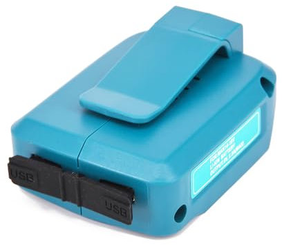 ADP05 Power Source Battery Adapter Converter, Portable Dual USB Charger Adapter Replacement Fits for Makita 14.4V~18V Battery