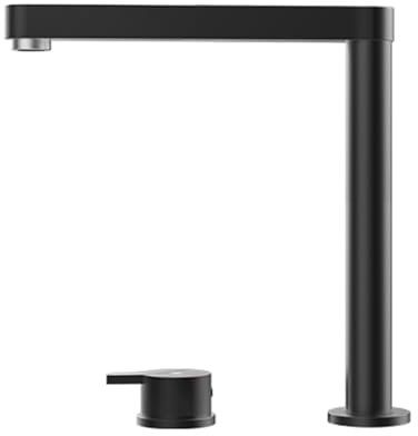 DJHFHCS Fregadero Camper con Grifo Plegable, Grifo Mezclador Negro, Fregadero de Cocina, Ventana Frontal, grifos de Cocina, Mezclador, Grifo Elevador, Ahorra Espacio Enterprise
