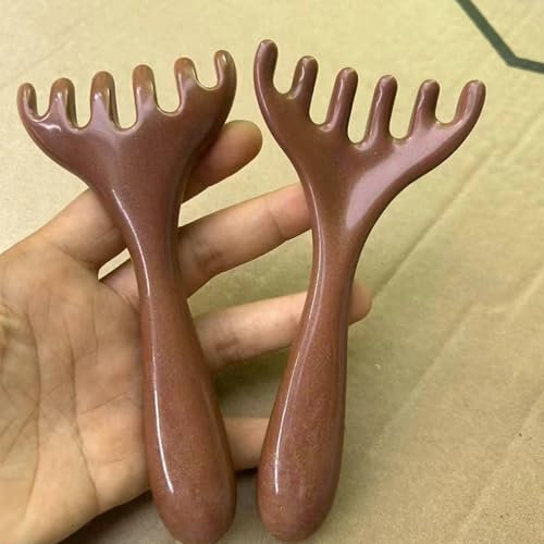 Zasdvn Massagekämme, Massagekamm aus mit breitem Zahn, Haarmassagegerät, Kamm Müdigkeit Lindern Massagegerät, Massagekamm, Breiter Zahnkamm, Kopfhautstimulator Kopfhautmassagegerät