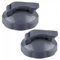 BODYA 2Pcs Flip Top Lids For Nutriibullet Replacement 32OZ Large Cup Smoothie 600/900W, Grey