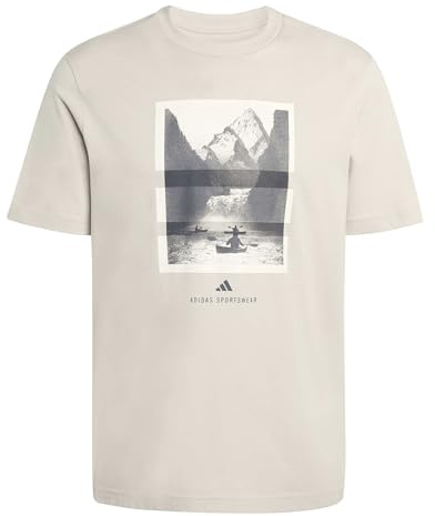 adidas Men's Outdoor Kayaking Graphic T-Shirt, Wonder Alumina, XXL