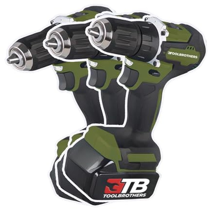 3x Toolbrothers Duftbaum - Akkuschrauber Design - Duft AMORE - sanfte und blumige Duftnoten