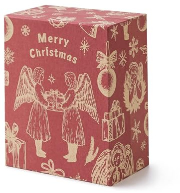 Soul & Lane 12 Days of Christmas Empty Advent Calendar to Fill Yourself, Reusable Cardboard 12-Day Christmas Countdown Fillable Advent Boxes, Blank Refillable Calendar