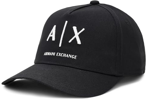 Armani Exchange Herren Baseball Cap Casual Front 3D Printed Logo