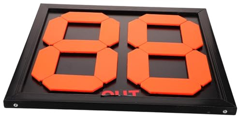 Tabellone Cambi Calcio Manuale, Segna Numeri Chiari in Pp per Arbitri | Football Match Equipment, Substitution Board For Soccer, Soccer Referee Tool