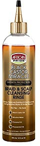 African Pride Black Castor Miracle Braid & Scalp Cleansing Rinse No Frizz No Suds 355ml