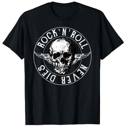 Rock N Roll Rockstar Rock Band Für Damen Und Herren Rocker T-Shirt