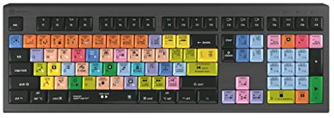 LogicKeyboard Astra 2, Logic Pro X Tastatur, Englisch, Kompatibel mit Mac, UK Layout