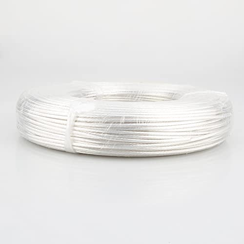 VAMIUR 10 m Audiocrast di Alta Purezza Placcato Argento 6N OCC Filo di Rame Cavo for Hifi Audio FAI DA TE Amplificatore for Cuffie cavo Dell'altoparlante (Color : 4.0MM square)