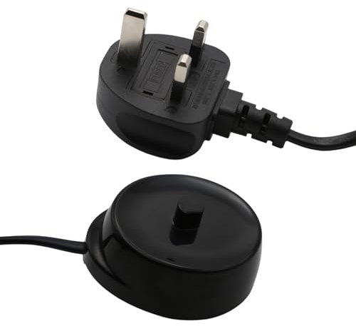 Replacement for Oral B Toothbrush Charger UK Compatible with Braun Toothbrush Charger Oral-B Model 3708 3710 3756 3764 3765 3766 3767 3771 3772 4729 4736 Oral-B Pro IO3 IO4 IO5 IO6 Vitality Genius X
