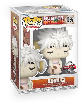 Epic Collectibles Pop Anime: Hunter X Hunter (HxH) - Komugi Exclusive Vinyl Figure Bundle with Compatible Funko Box Protector
