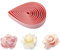 10 Piezas Cortador de Galletas Gota Cortador de Galletas Pétalos de Rosa Cortador de Galletas Cortador de Galletas de Flores de Plástico Cortador de Galletas Flores Cortador de Flores para la Torta