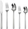 Trend Besteck Set 5 – Monobloc-Messer aus Edelstahl, Rostfrei, Kratzfest und Langlebig, Spülmaschinengeeignet (Glänzendes silber)