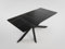Magnolia Home Esszimmertisch Ellen 160x80cm e Keramikplatte schwarzes Kreuzgestell Farbe Schwarz