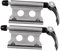 2 Pièces Support de Fixation de Fourche de Vélo Accessoire pour Transport Installation Stable pour Réparation Convient à Plupart Vélos