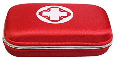 Lifesport Erste-Hilfe-Beutel, wasserdicht, Medizin-Aufbewahrungstasche, tragbar, medizinisches Paket, Notfallset, Überlebenspflege, Medikamentententasche, ideal für Zuhause, Auto, Reisen, Outdoor, rot