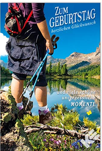 GeburtstagskarteWandern, B6 + Umschlag