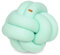 Velinda Knotenkissen Dekokissen Sofakissen Affenfaust-Kissen Türstopper 30x30cm (Muster: Mint)
