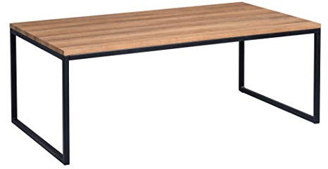 M2 Kollektion Jakarta 2 Couchtisch, MDF Dekor Eiche braun, 110x60cm, Höhe 43cm