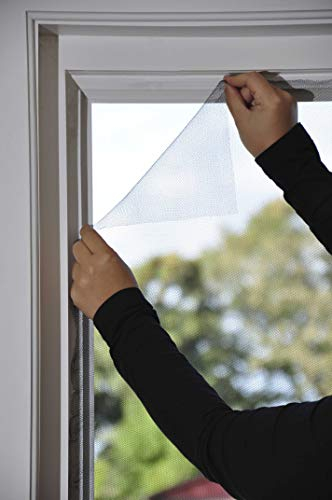 Novatool 3X Fliegengitter Fenster 150x180 anthrazit individuell kürzbar Insektenschutz Fliegennetz Fensternetz Mückennetz Mückengitter Fenstergaze (3, Fliegengitter)