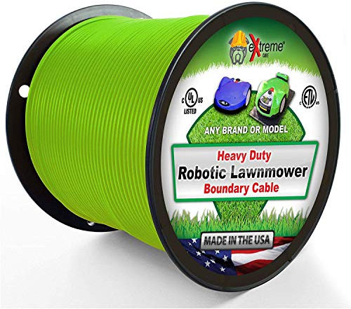 Extreme Consumer Products Universal Heavy Duty Automatic Lawnmower Boundary Wire - 2000' 14 Gauge Thick Professional Grade Robotic Lawnmower Perimeter Wire Works with All Brands