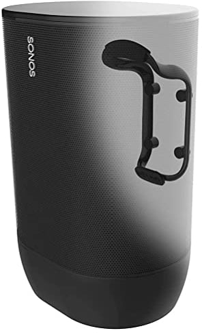 Move - Soporte de Pared para Altavoz, Resistente a la Intemperie, Compatible con Sonos Move & Move 2, Incluye Accesorios de Montaje (Negro)