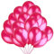 50 Luftballons Fuchsia Ballons 36 cm Partyballon Deko 3,2g. Dekoration für Fuchsie Party, Geburtstag, Baby Shower, Baby Dusche